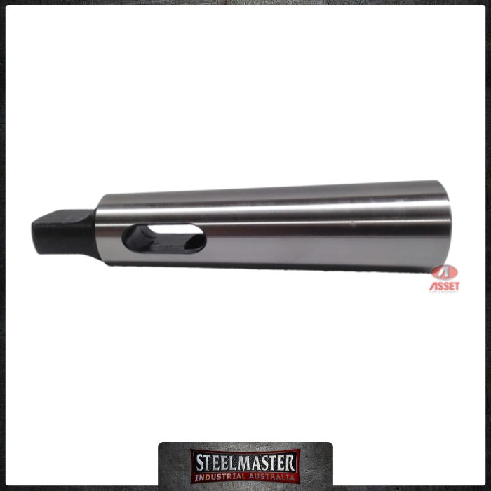 Morse Taper Sleeve. MT2 / MT1. Hardened Tang & Precision Ground