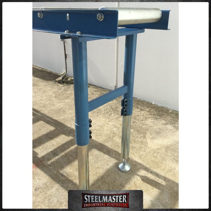 Roller Conveyor Legs. To Suit 290mm Wide x 715mm ~ 1050mm Adjustable Height
