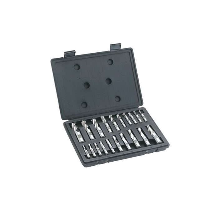 End Mill & Slot Drill Set: 20 Piece 2 & 4 Flute. Quality Cutters.