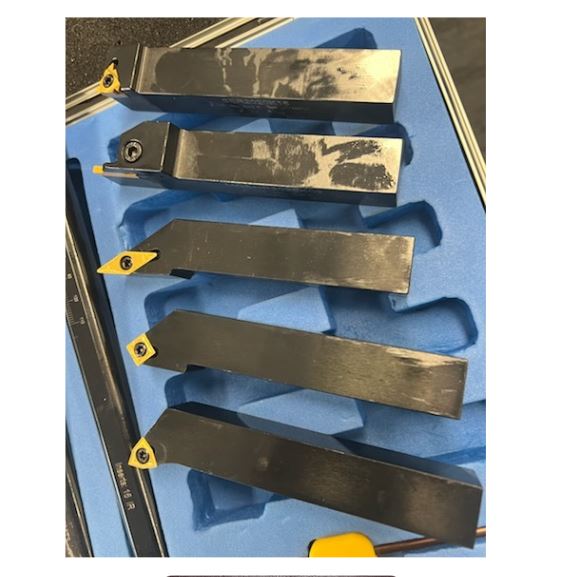 Carbide Turning Tool Set - 20mm Shank. Clamped Type. 9 Piece 2 Carbide Turning Tool Set - 20mm Shank. Clamped Type. 9 Piece - Image 2