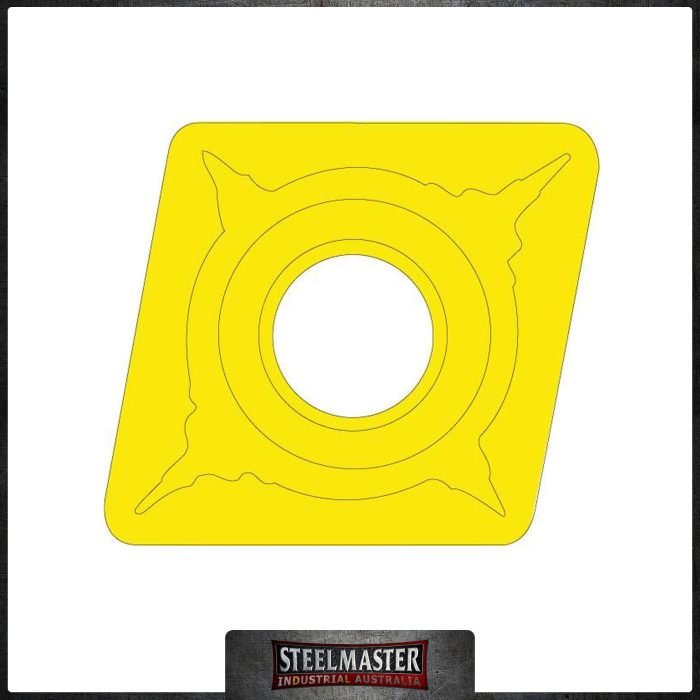 Insert Pack (10) To Suit Turning & Boring Negative - 22mm Edge - 0.8 Radius