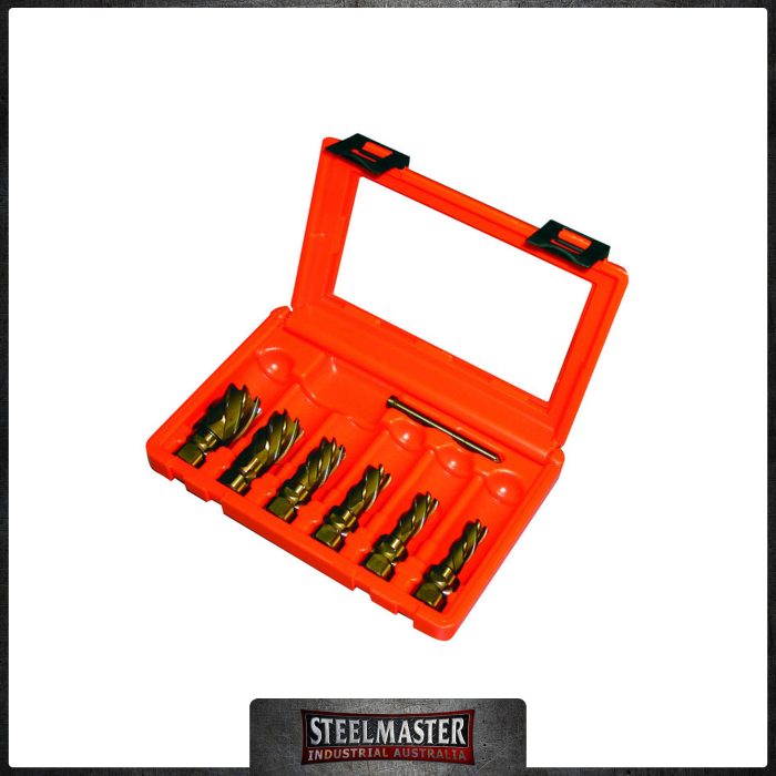 Cutter Set with Picollo Drill - ALFRA 7 Piece Core Drill Kit - 25mm Depth