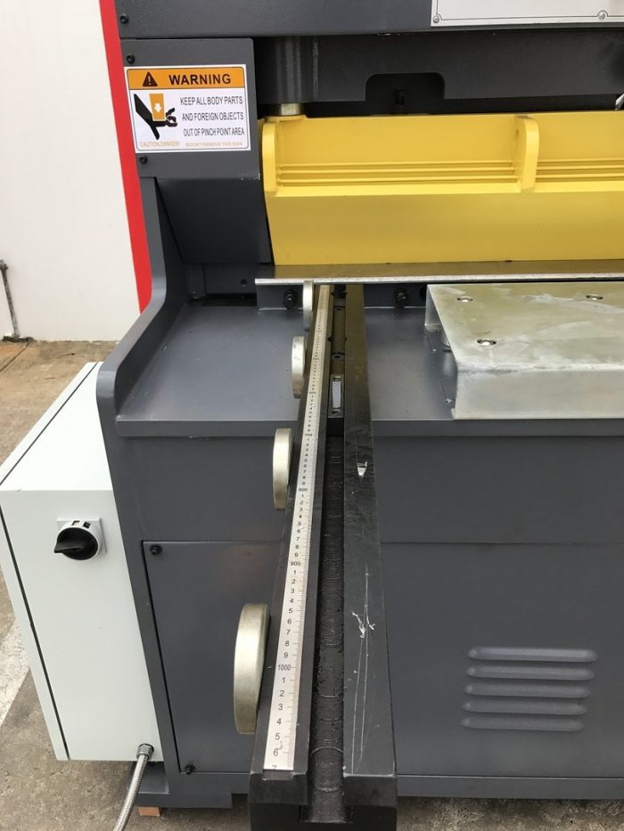 SM-STHS3106. Hydraulic Guillotine Steelmaster 3100mm x 6.0mm with Power Back Gauge. - Image 8