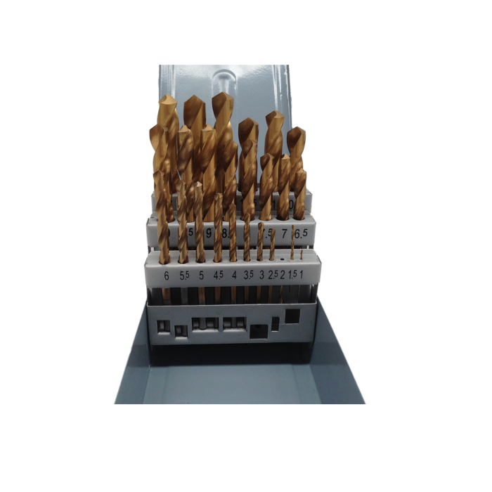 Drill Set - TiN Coated - 25 Piece. 1 - 13mm, 1 ~ 13 mm, 0.5 mm increments. - Image 6