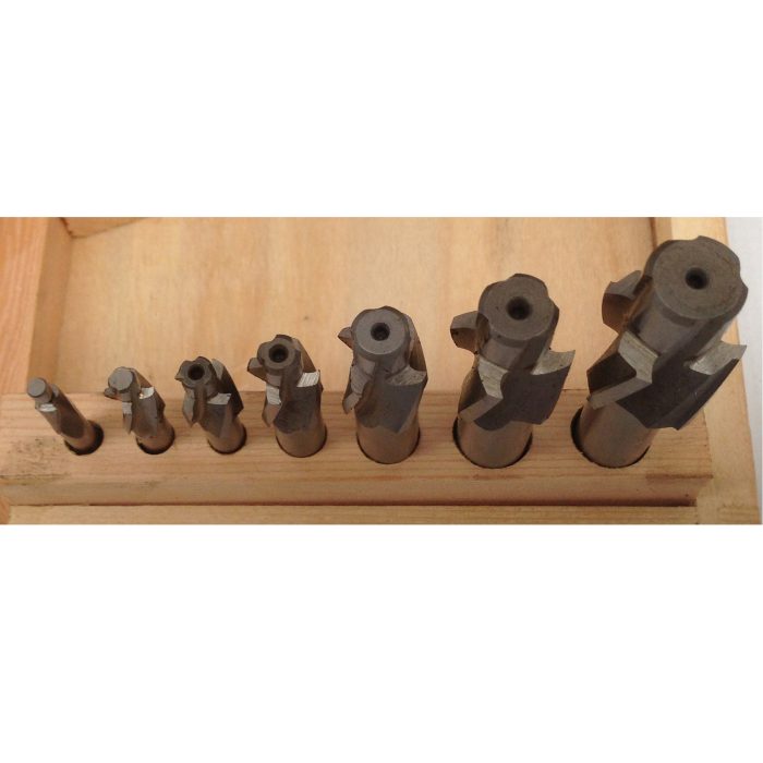 HSS Flat Countersink Set - 7 Piece with Stand. Countersinks from M 3 - M 12 - Image 3