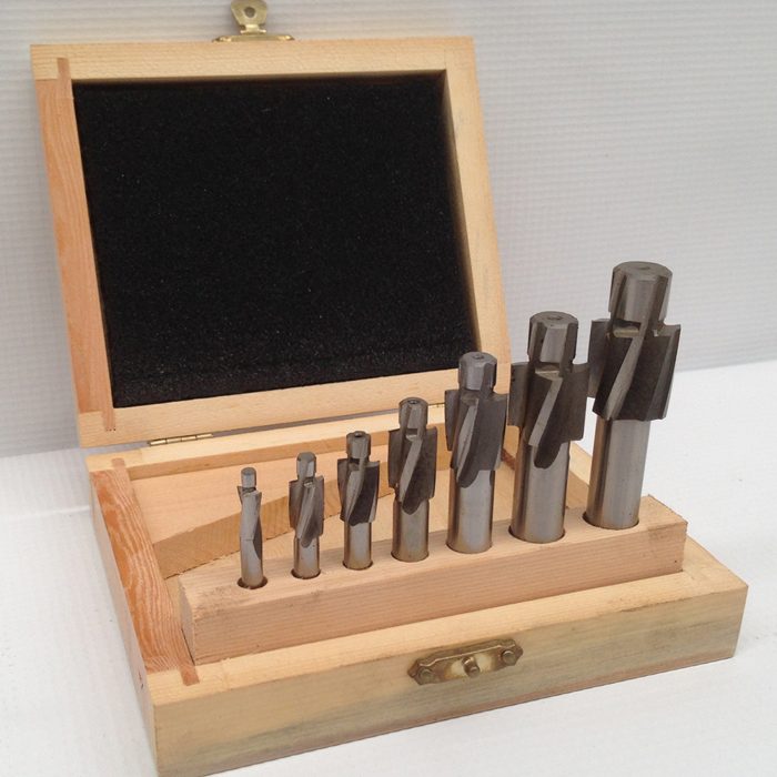 HSS Flat Countersink Set - 7 Piece with Stand. Countersinks from M 3 - M 12 - Image 4