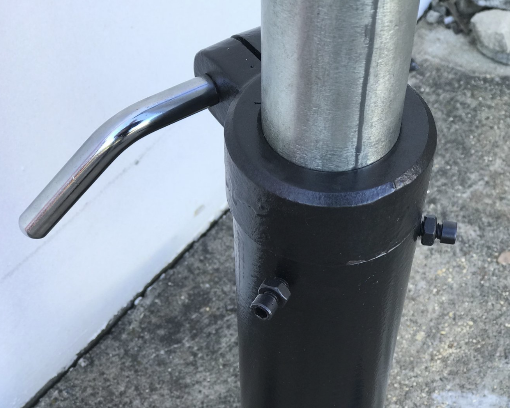 Roller Stands.52mm x 400mm Adjustable Height. 650 - 1080 High 200kg load capacity 3 Roller Stands.52mm x 400mm Adjustable Height. 650 - 1080 High 200kg load capacity - Image 3