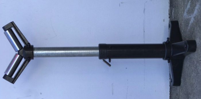 Roller Stands. Heavy Duty 52mm x 125mm V - Type Adjustable Height 580 - 970 high 200kg capacity - Image 9
