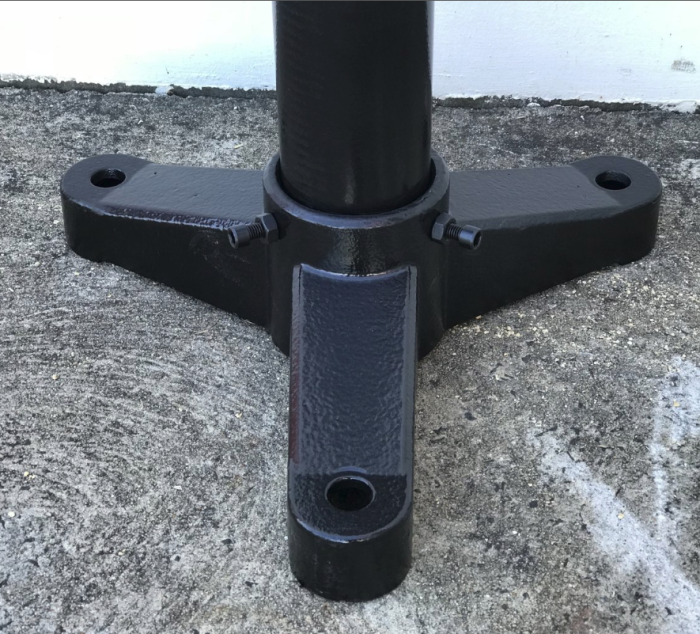 Roller Stands. Heavy Duty 52mm x 125mm V - Type Adjustable Height 580 - 970 high 200kg capacity - Image 2