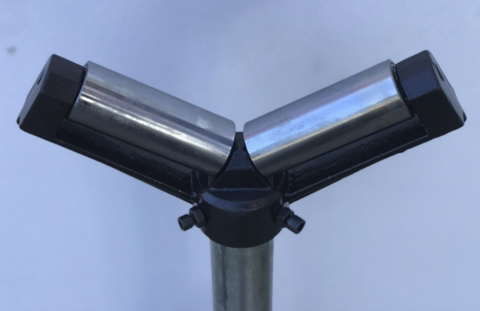 Roller Stands. Heavy Duty 52mm x 125mm V - Type Adjustable Height 580 - 970 high 200kg capacity - Image 7