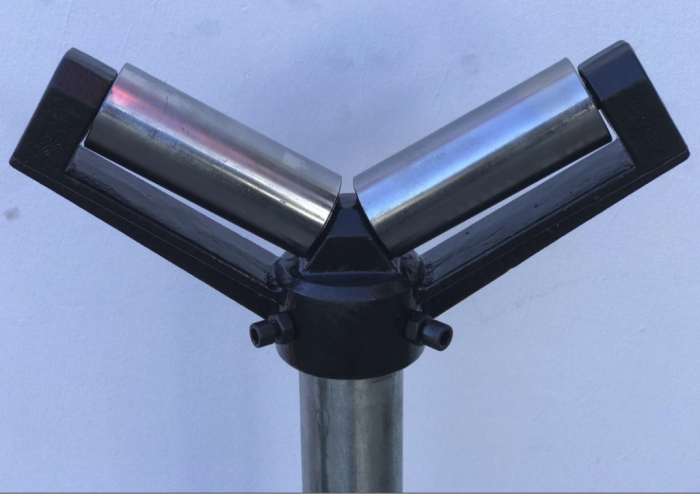 Roller Stands. Heavy Duty 52mm x 125mm V - Type Adjustable Height 580 - 970 high 200kg capacity - Image 8