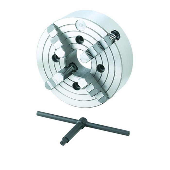 Lathe Chuck 4 Jaw - 320mm D1-8 Camlock, 80mm Spindle Bore
