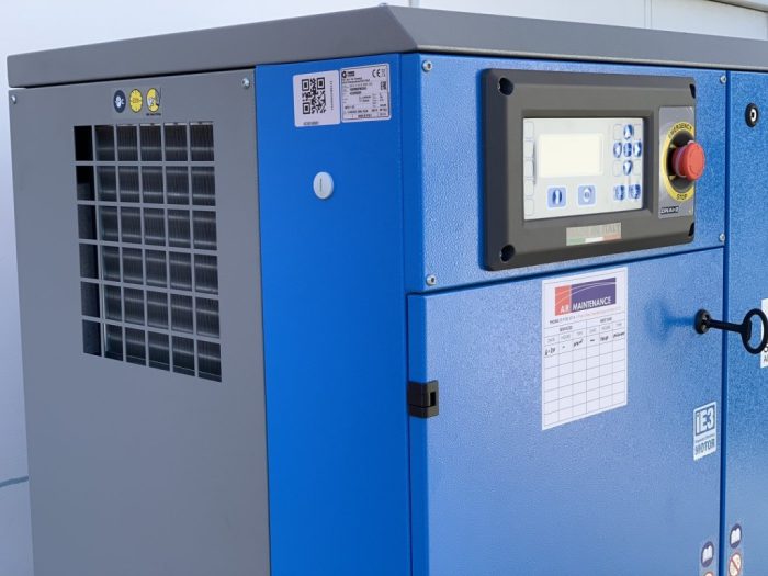 POWER SYSTEM 76cfm Rotary Screw Air Compressor & Air Dryer. Model: K-15-8 27DF, 15Kw (20 Hp). - Image 8