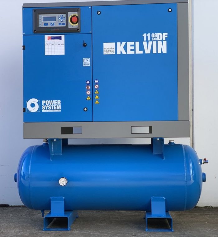 POWER SYSTEM 76cfm Rotary Screw Air Compressor & Air Dryer. Model: K-15-8 27DF, 15Kw (20 Hp). - Image 17
