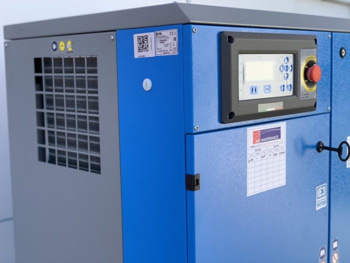 POWER SYSTEM 76cfm Rotary Screw Air Compressor & Air Dryer. Model: K-15-8 27DF, 15Kw (20 Hp). - Image 18