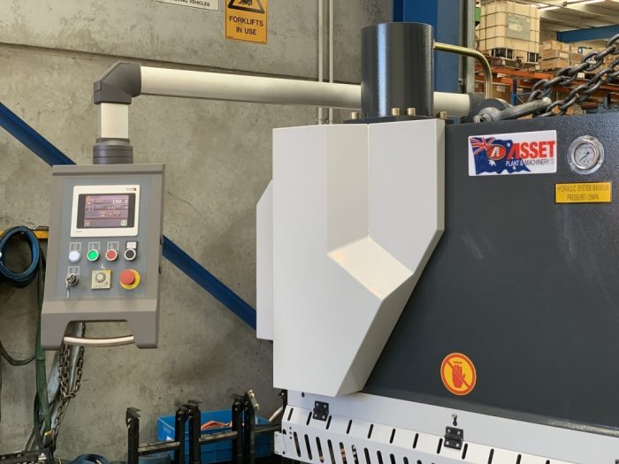 STEELMASTER -MS8-4008PSS. Guillotine Vari Rake 4000mm x 8mm Capacity, Rear Pneumatic Sheet Support - Image 15