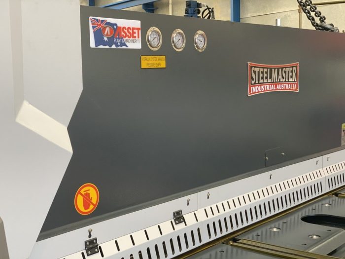 STEELMASTER -MS8-4008PSS. Guillotine Vari Rake 4000mm x 8mm Capacity, Rear Pneumatic Sheet Support - Image 26