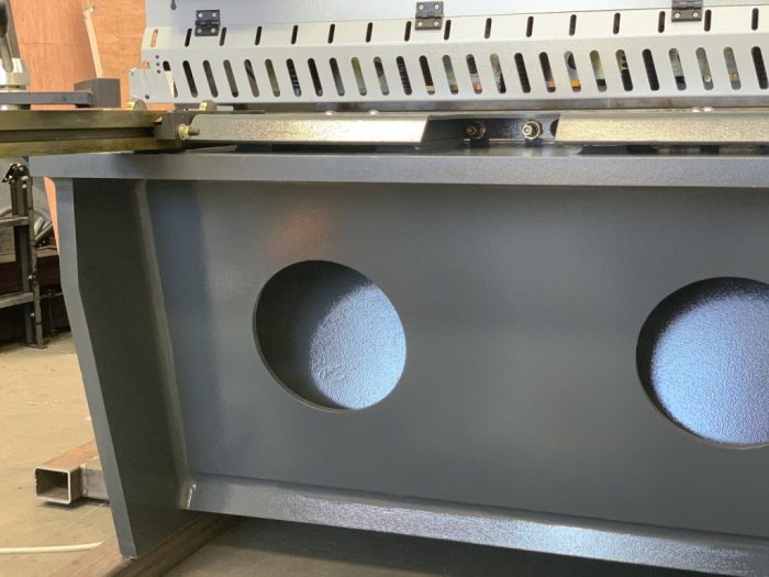STEELMASTER -MS8-4008PSS. Guillotine Vari Rake 4000mm x 8mm Capacity, Rear Pneumatic Sheet Support - Image 14