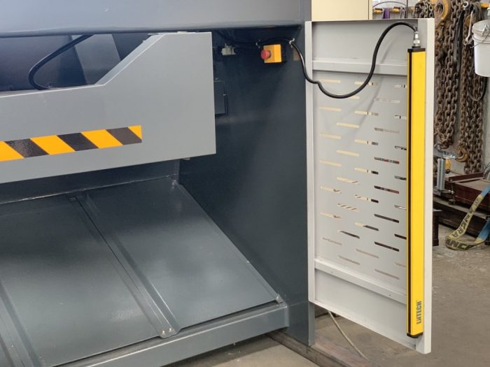 STEELMASTER -MS8-4008PSS. Guillotine Vari Rake 4000mm x 8mm Capacity, Rear Pneumatic Sheet Support - Image 10