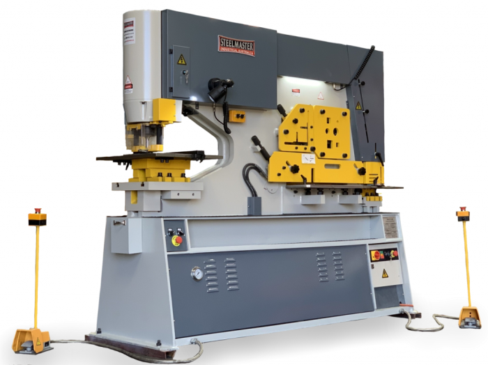 MULTI 165. Punch & Shear. Steelmaster 165Ton Hydraulic Double Cylinder, Punch, Shear. Crop & Notch. - Image 20