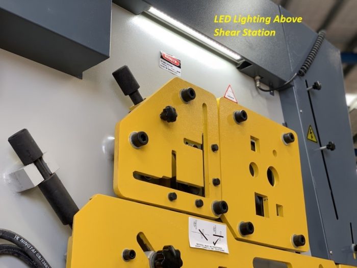 MULTI 165. Punch & Shear. Steelmaster 165Ton Hydraulic Double Cylinder, Punch, Shear. Crop & Notch. - Image 5