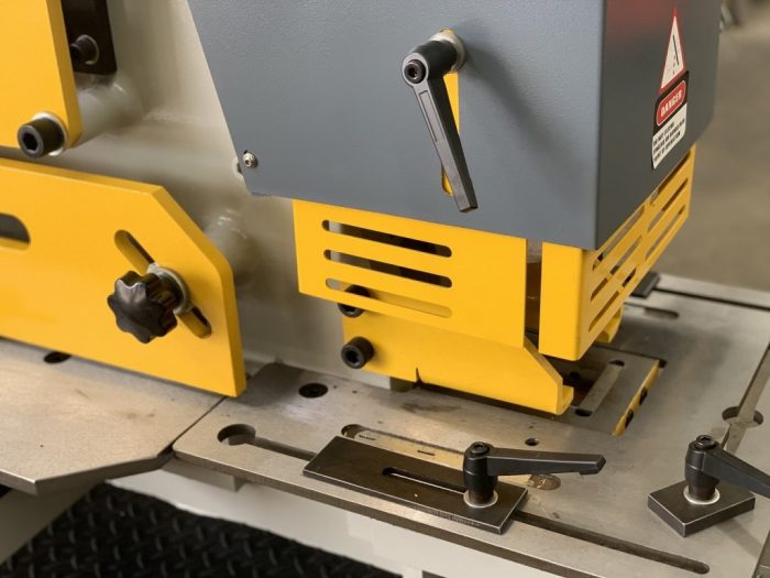 MULTI 165. Punch & Shear. Steelmaster 165Ton Hydraulic Double Cylinder, Punch, Shear. Crop & Notch. - Image 10