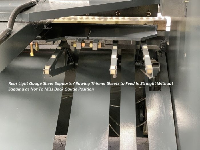 STEELMASTER -MS8-4008PSS. Guillotine Vari Rake 4000mm x 8mm Capacity, Rear Pneumatic Sheet Support - Image 27