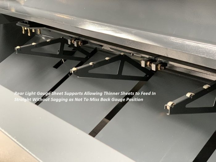 STEELMASTER -MS8-4008PSS. Guillotine Vari Rake 4000mm x 8mm Capacity, Rear Pneumatic Sheet Support - Image 29