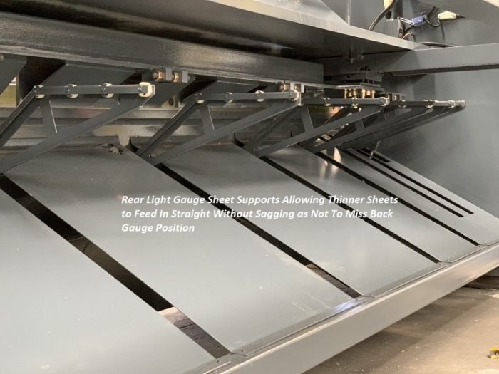 STEELMASTER -MS8-4008PSS. Guillotine Vari Rake 4000mm x 8mm Capacity, Rear Pneumatic Sheet Support - Image 28
